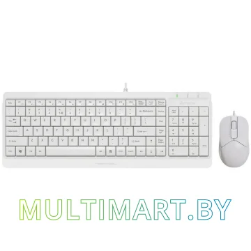 Комплект клавиатура + мышь A4Tech Fstyler F1512 (белый)